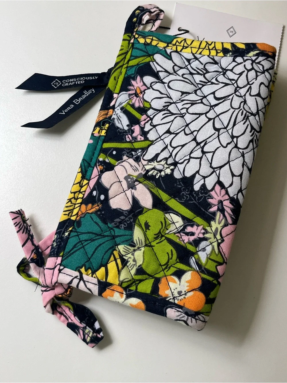 NWT Vera Bradley Floral Zip Cosmetic Pouch